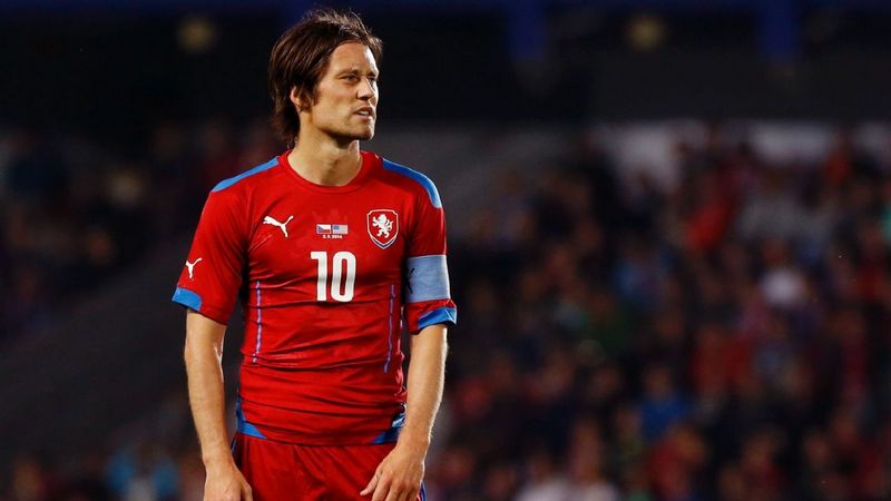 Cầu thủ Cộng hòa Séc Rosicky rất nổi tiếng Cầu thủ Cộng hòa Séc Rosicky rất nổi tiếng